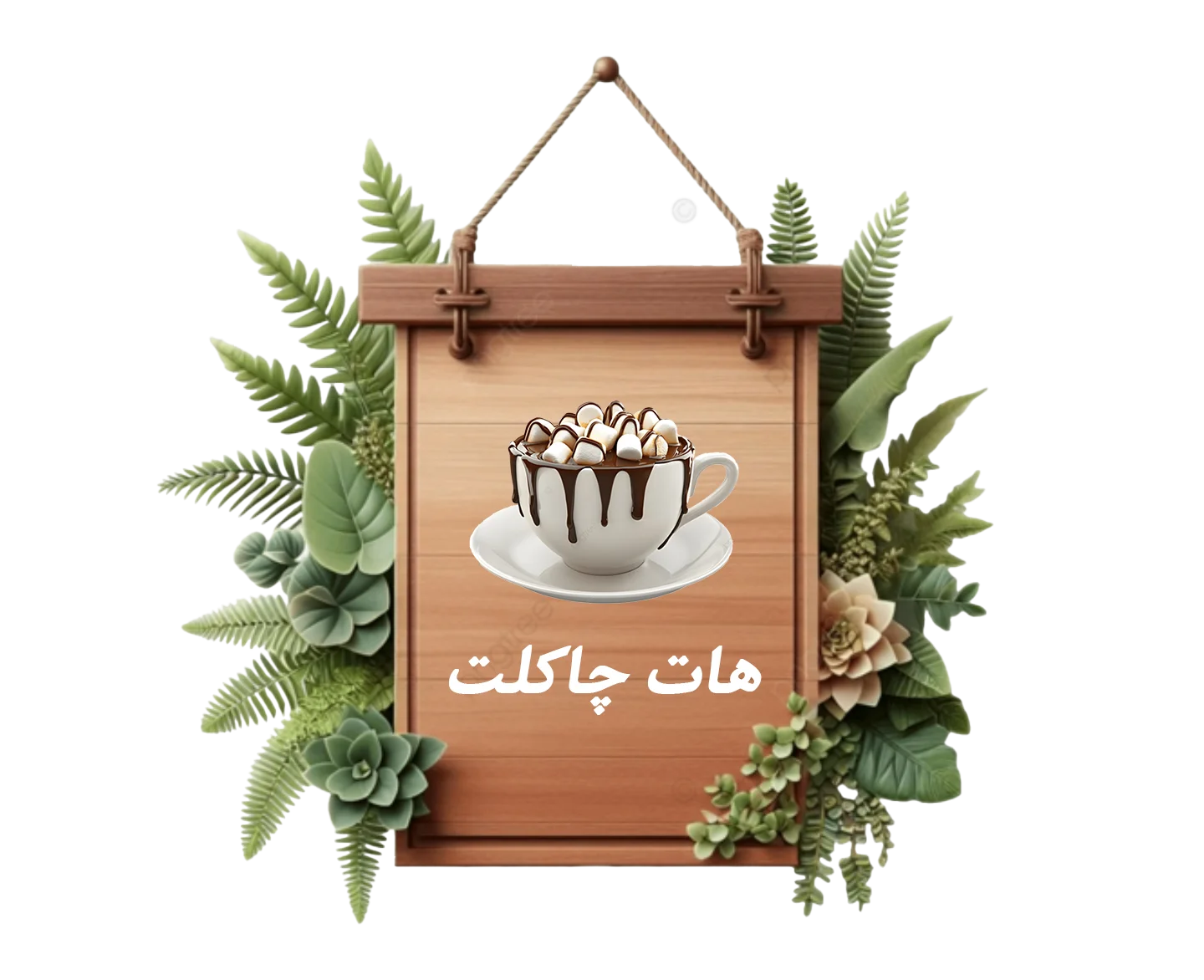 بنر انواه هات چاکلت کافه برگ